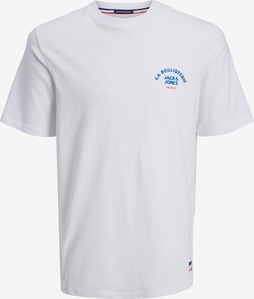 T-Shirt 'Millo' JACK & JONES en blanc : devant
