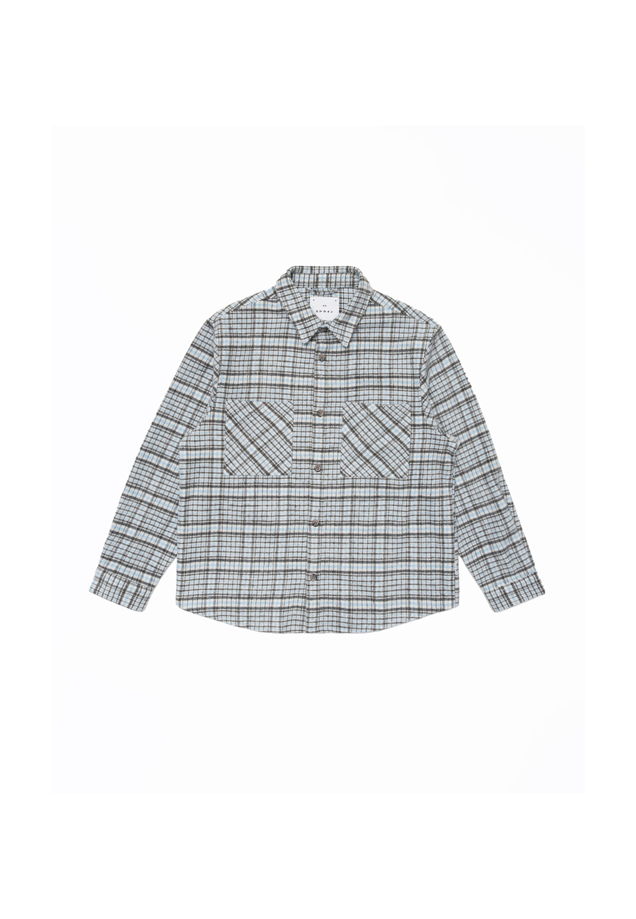 EDWIN - Comfort Fit Camisa 'Julius' em azul: frente