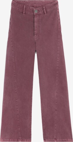 Scalpers Normální Kalhoty – fialová: přední strana