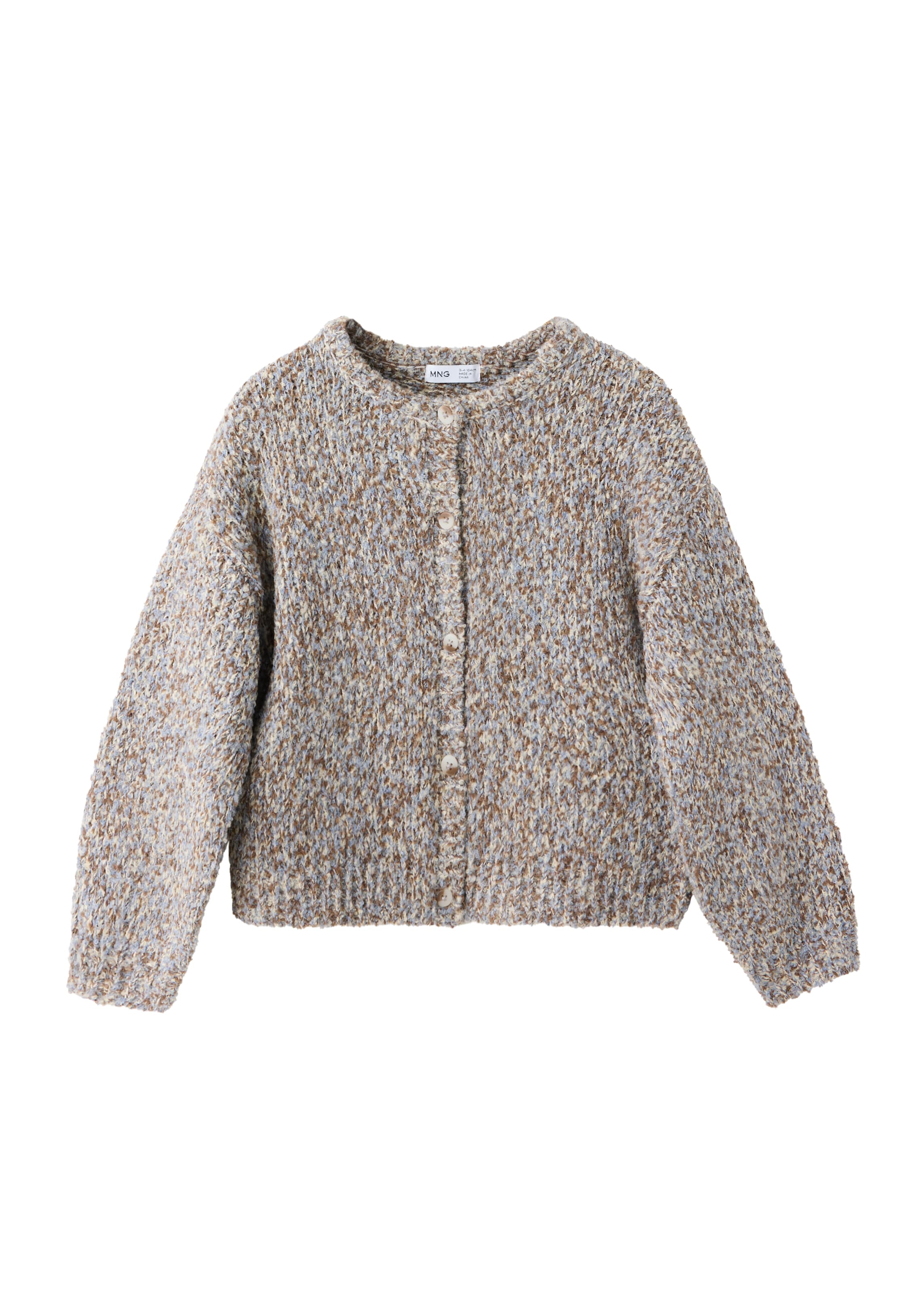 MANGO KIDS Kardigan 'LU' ve velikosti 86 - krémová / světlemodrá / čokoládová, Produkt