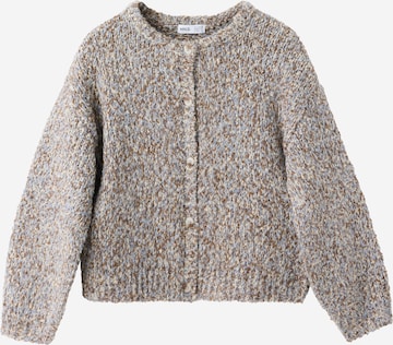 MANGO KIDS Neuletakki 'LU' värissä ruskea: etupuoli