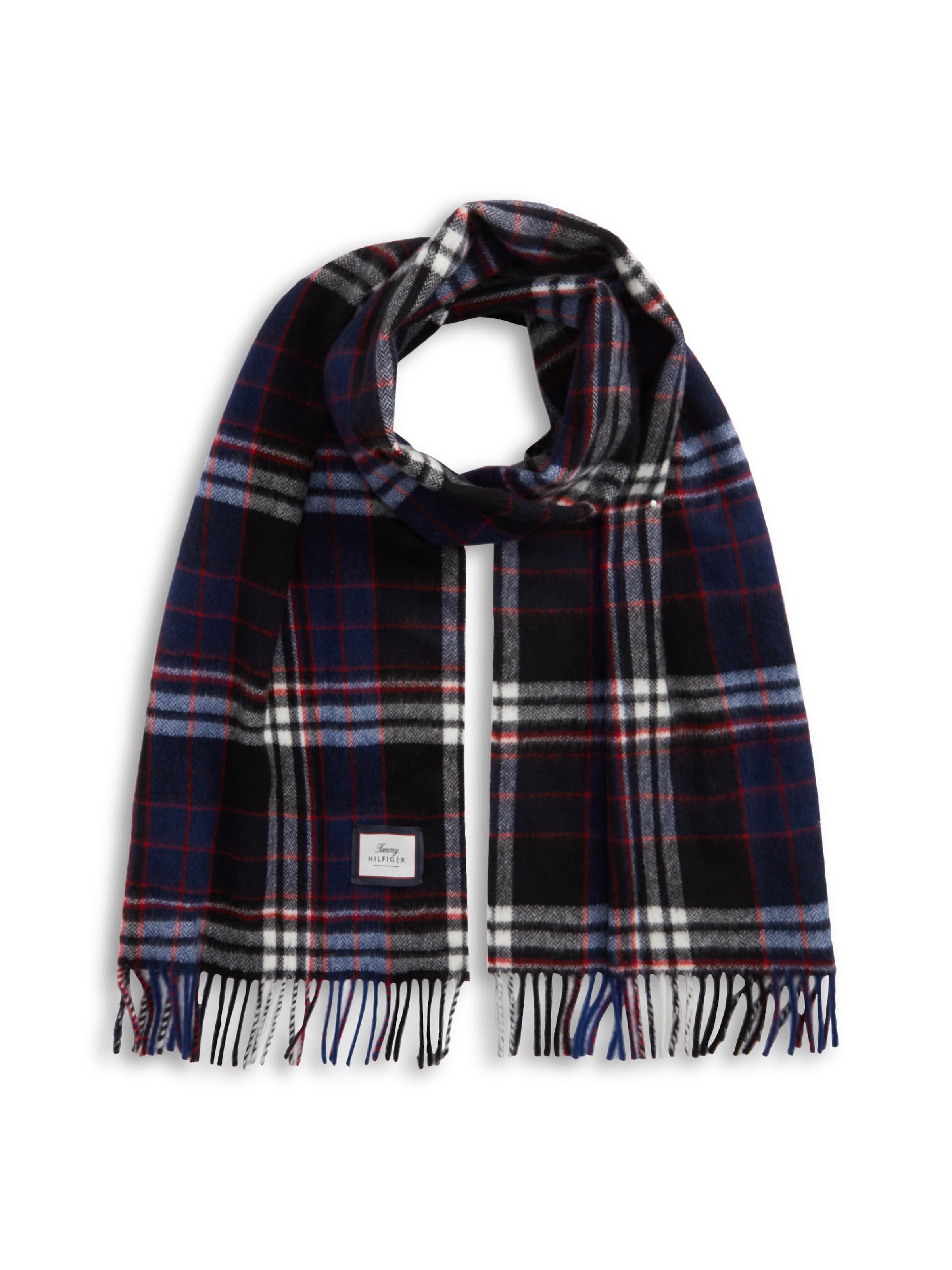 TOMMY HILFIGER Scarf in Black: front