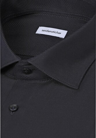 SEIDENSTICKER Slim fit Zakelijk overhemd in Blauw