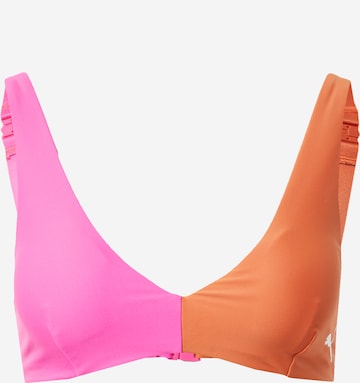 PUMA T-shirt Bikinitop in Oranje: voorkant