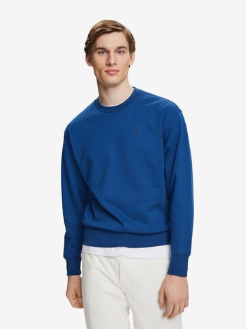 Sweat-shirt ESPRIT en bleu : devant