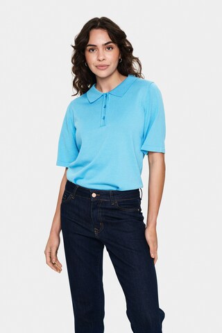 SAINT TROPEZ Pullover 'Mila' in Blau: Vorderseite