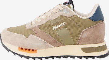 Blauer.USA Sneakers laag in Groen: voorkant