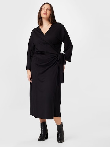 Tommy Hilfiger Curve - Vestido en negro: frente