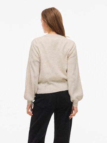 VILA Pulover | bela barva