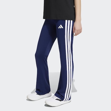 ADIDAS SPORTSWEAR Flared Workout Pants 'Essentials' in Blue: front