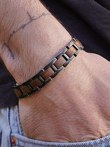 Bracelet 'Maschsee' Holzwerk en gris