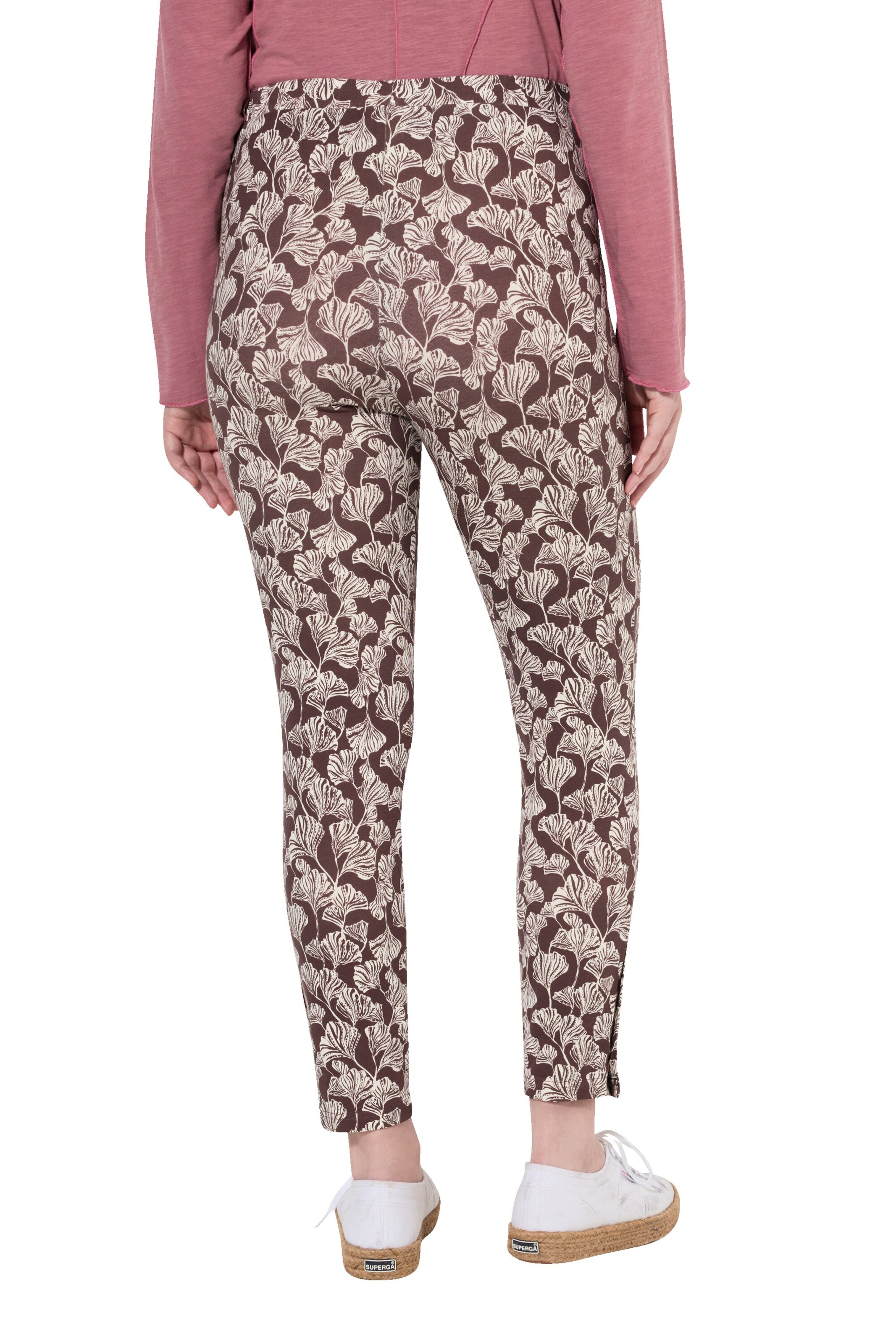 Ulla Popken Skinny Leggings in Brown