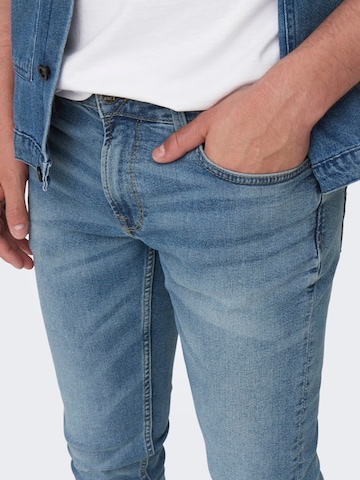 Only & Sons Baggy Jeans 'Loom' in Blauw: voorkant