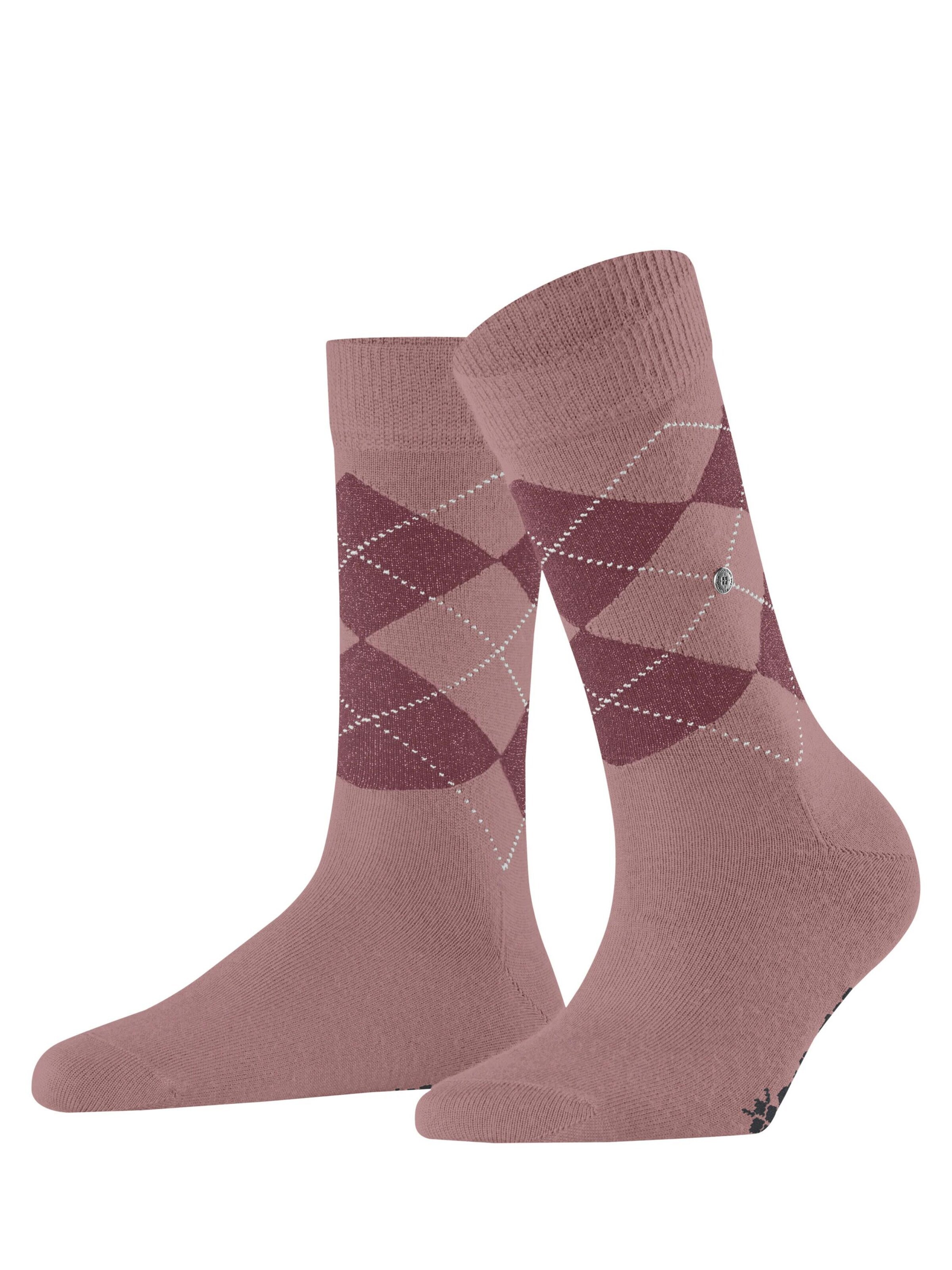 BURLINGTON Socken 'Marylebone Glitter'‌‌‌‌‌‌ in Pink: Vorderseite