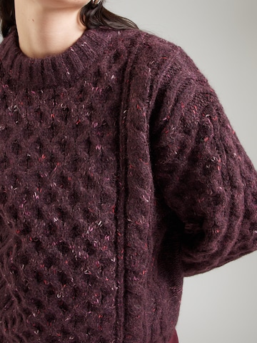 Monki Oversized sweater 'Tate' in Purple