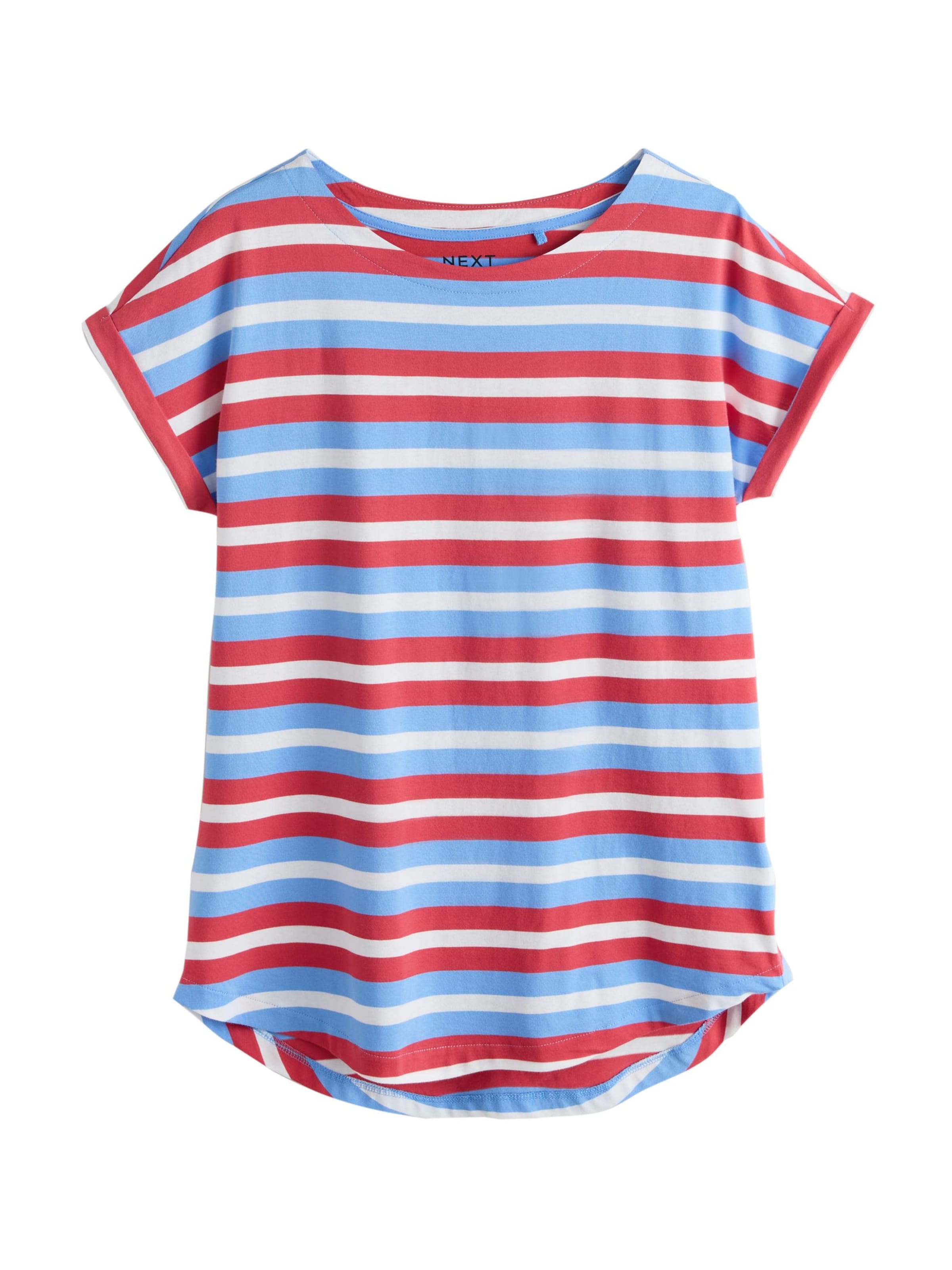 T-shirt Next en bleu : devant