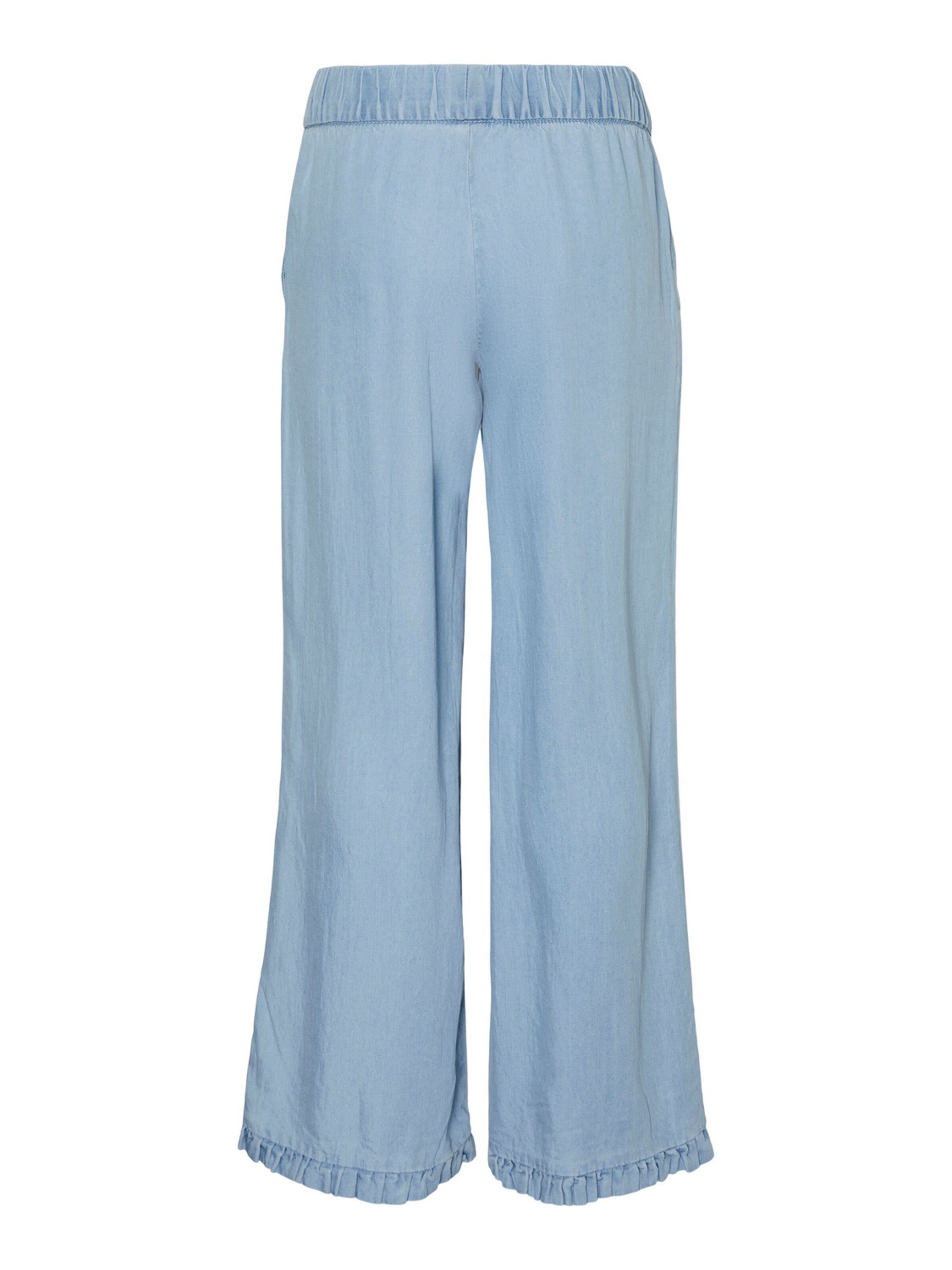 Vero Moda Girl - Pierna ancha Pantalón 'HARPER' en azul