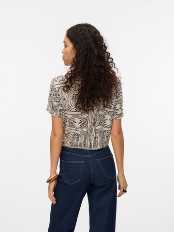 Chemisier 'VMMENNY' VERO MODA en beige