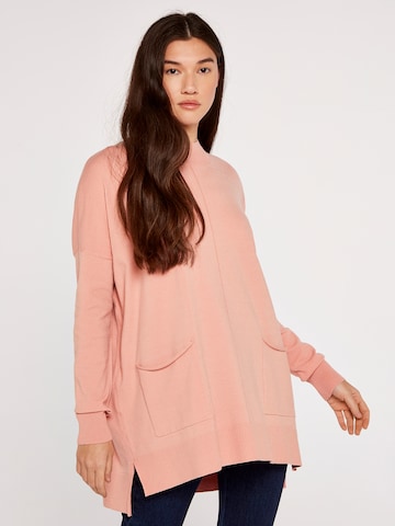 Pull-over oversize Apricot en rose : devant