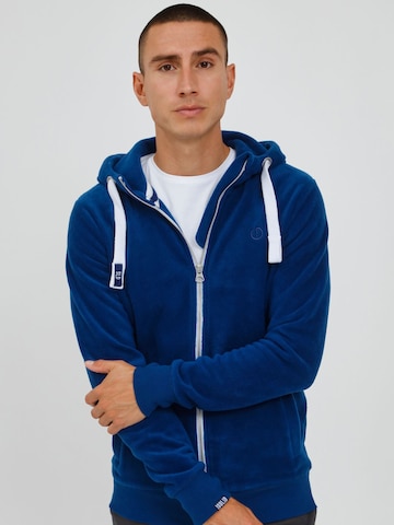Giacca di pile di !Solid in blu: frontale