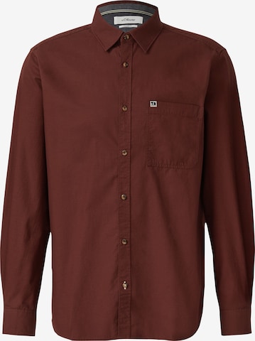 s.Oliver Regular Fit Hemd in Rot: Vorderseite