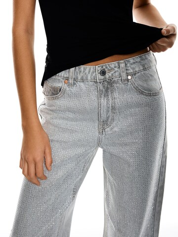 Bershka Regular Jeans in Grey