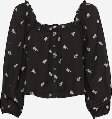 American Eagle - Blusa en negro: frente