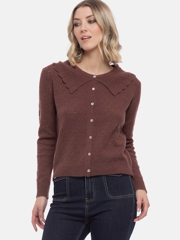 Camomilla Strickjacke 'Cory' in Braun: Vorderseite