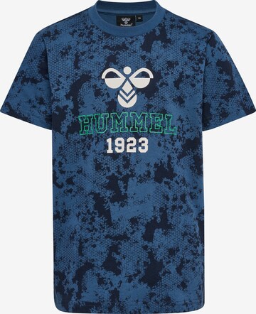 Hummel Shirt in Blauw: voorkant