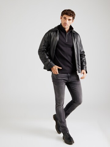 Casual Friday Sweatshirt 'CF Sebastian' in Black