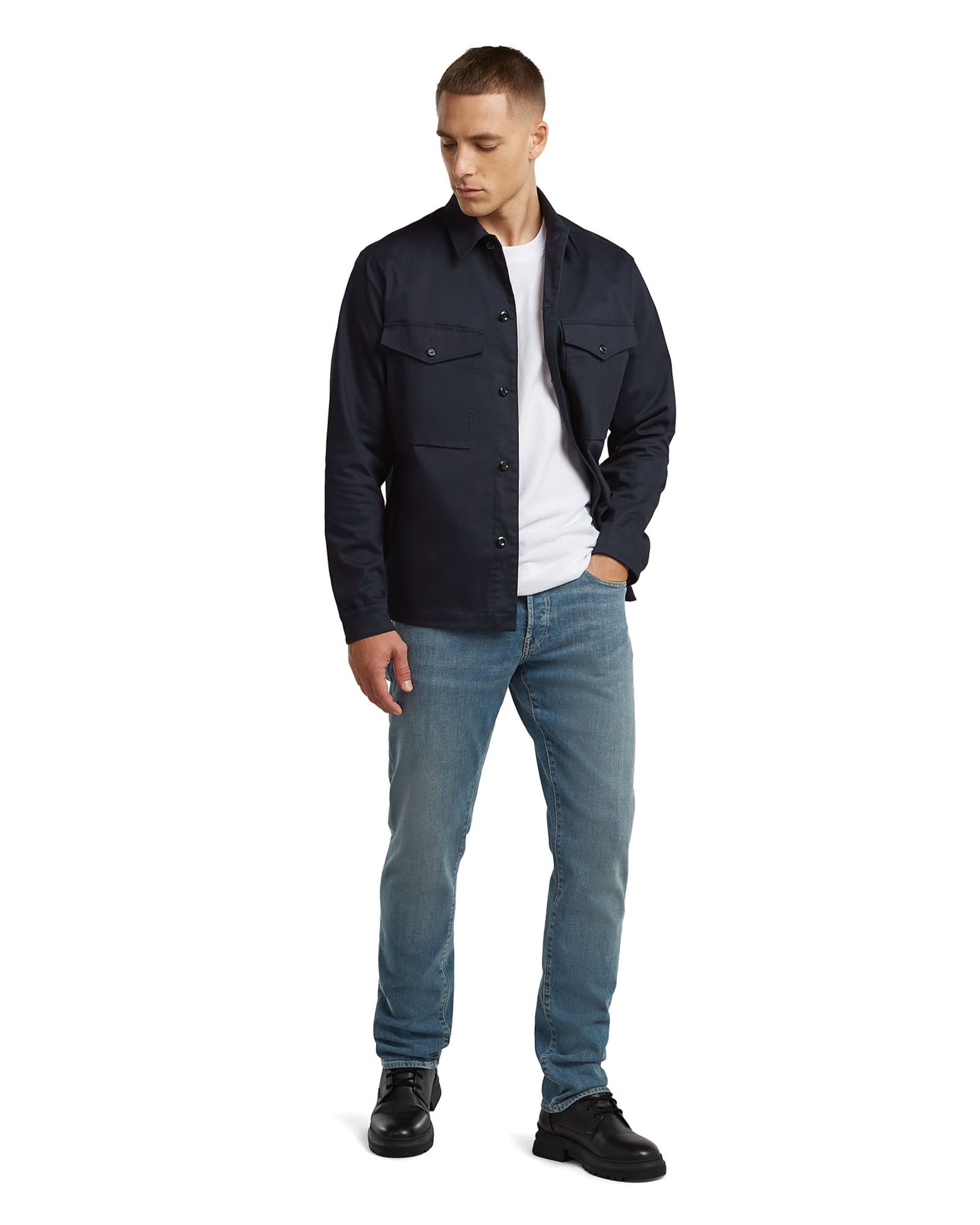 G-STAR Comfort fit Button Up Shirt in Blue