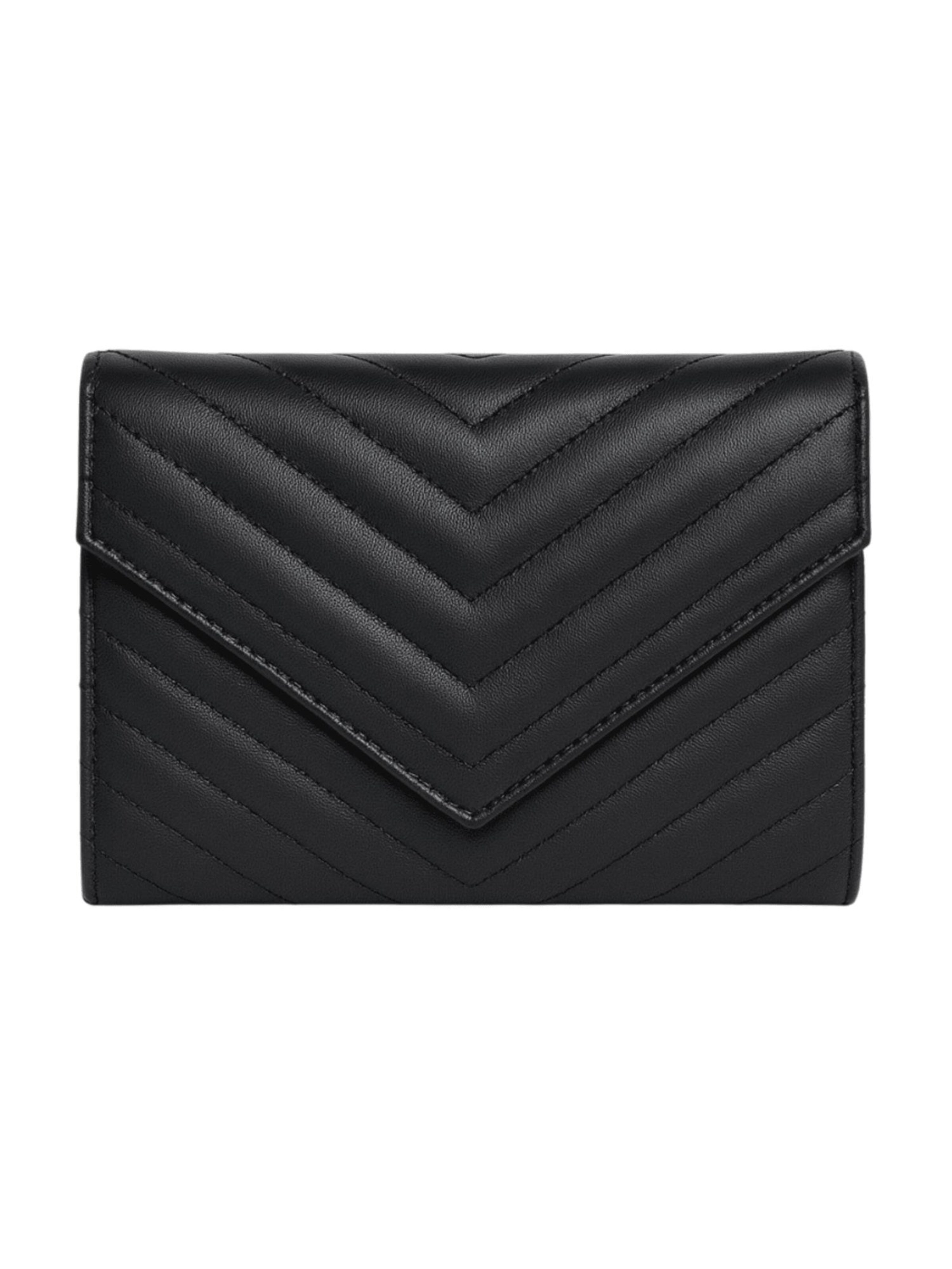 Sellenes Clutch 'Valey' in Black: front