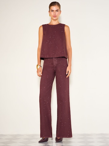 Friends Like These Wide Leg Jeans in Rot