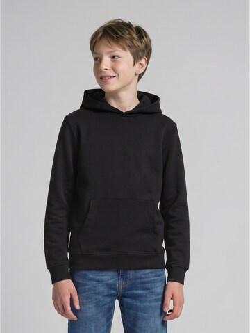 Sweat TOM TAILOR en noir : devant
