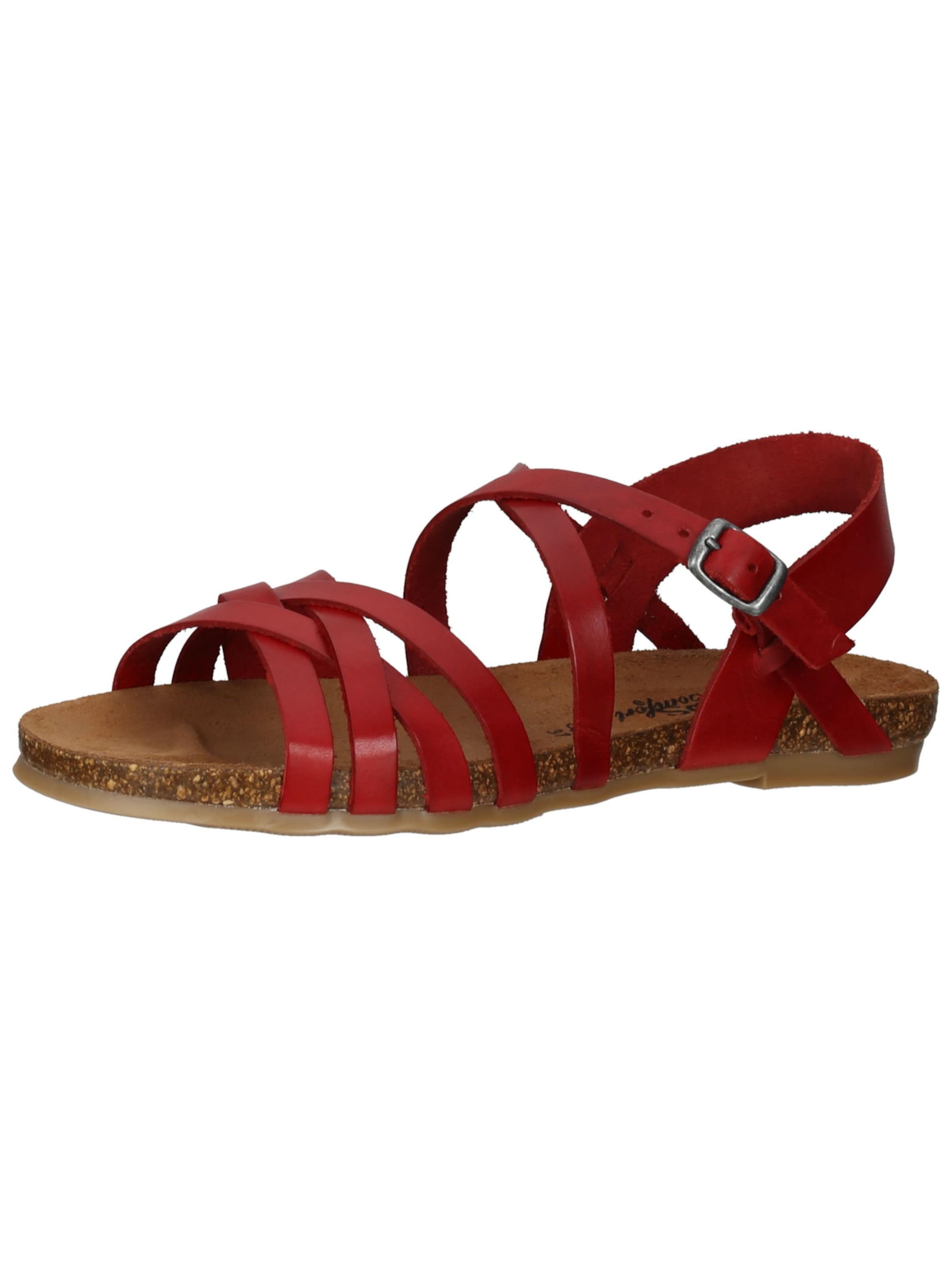 Sandalo con cinturino di COSMOS COMFORT in rosso: frontale