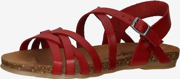 COSMOS COMFORT Strap Sandals in Red: front