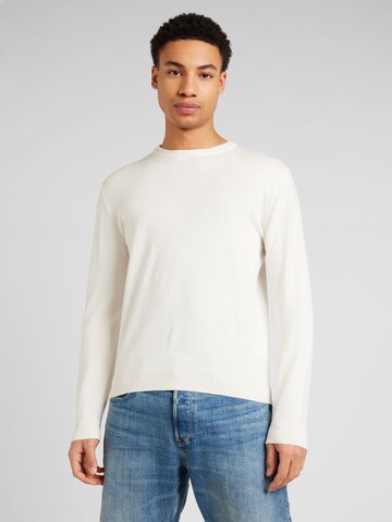 UNITED COLORS OF BENETTON Regular fit Sweater in White: front