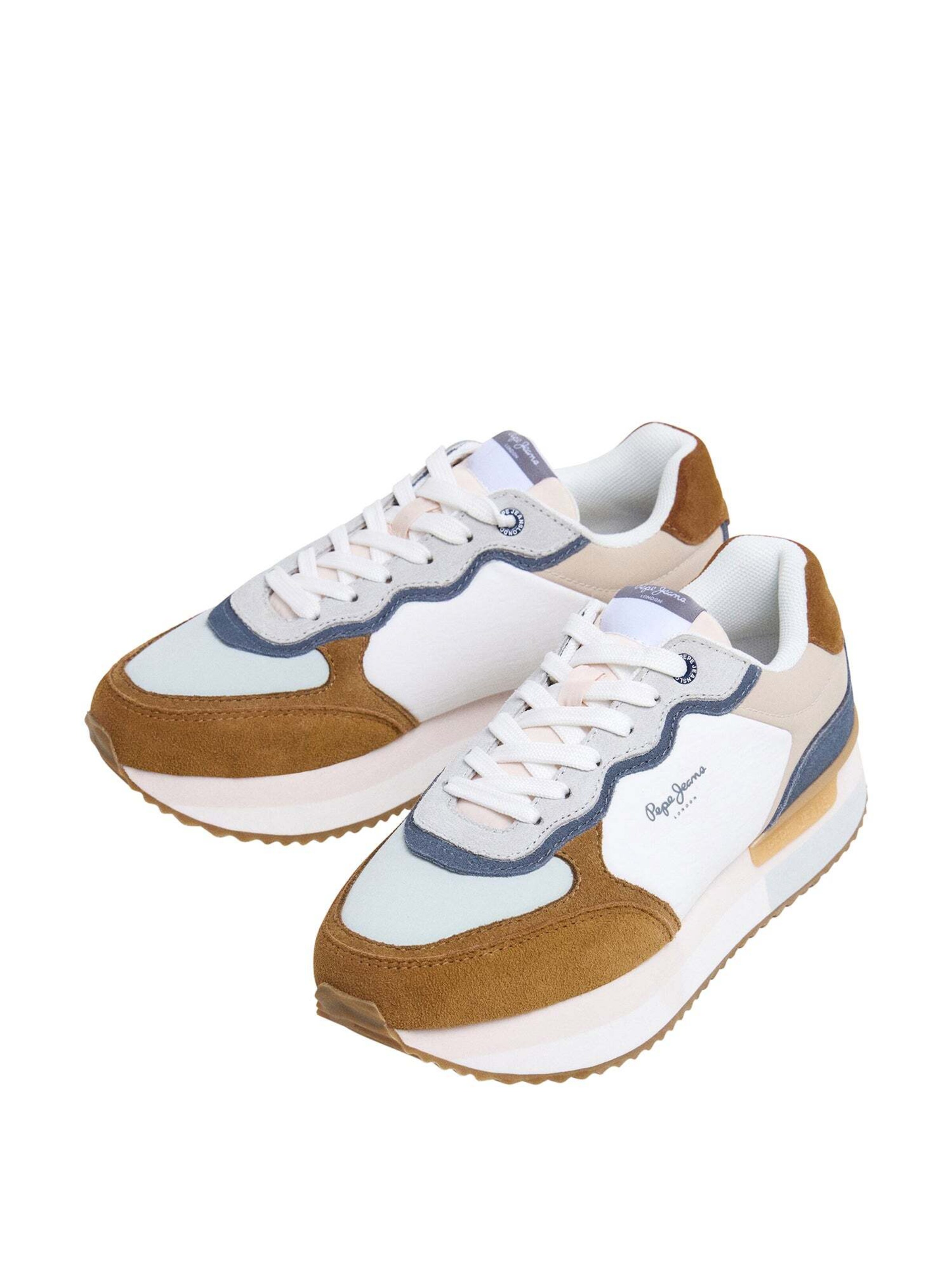 Pepe Jeans - Sapatilhas baixas 'RUSPER CLASS' em branco