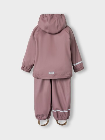 NAME IT Set 'NKNDRY10 RAIN SET FO NOOS' in Purple
