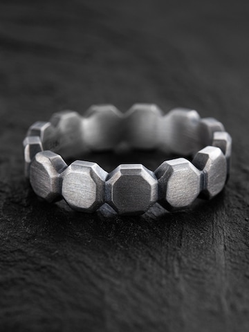 REYTEL - Anillo 'Octagon' en plata