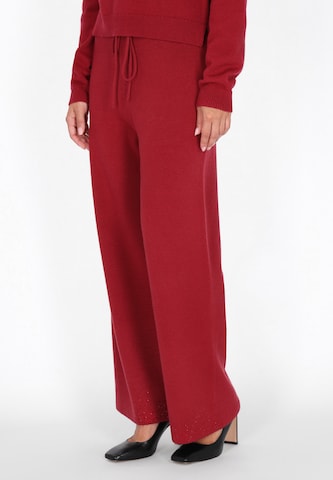 usha BLACK LABEL Regular Broek in Rood: voorkant