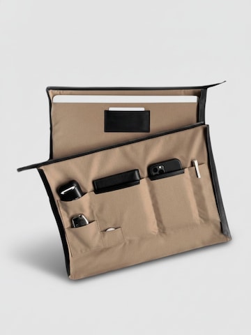 NEGOTIA Leather Laptop bag 'Notion 15.6 inch' in Brown