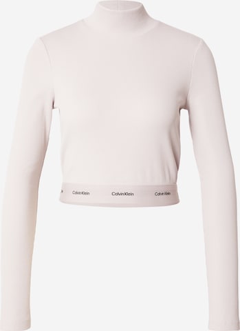 T-shirt Calvin Klein Jeans en gris : devant
