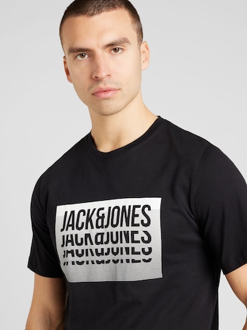 JACK & JONES Tričko 'FLINT' - Čierna