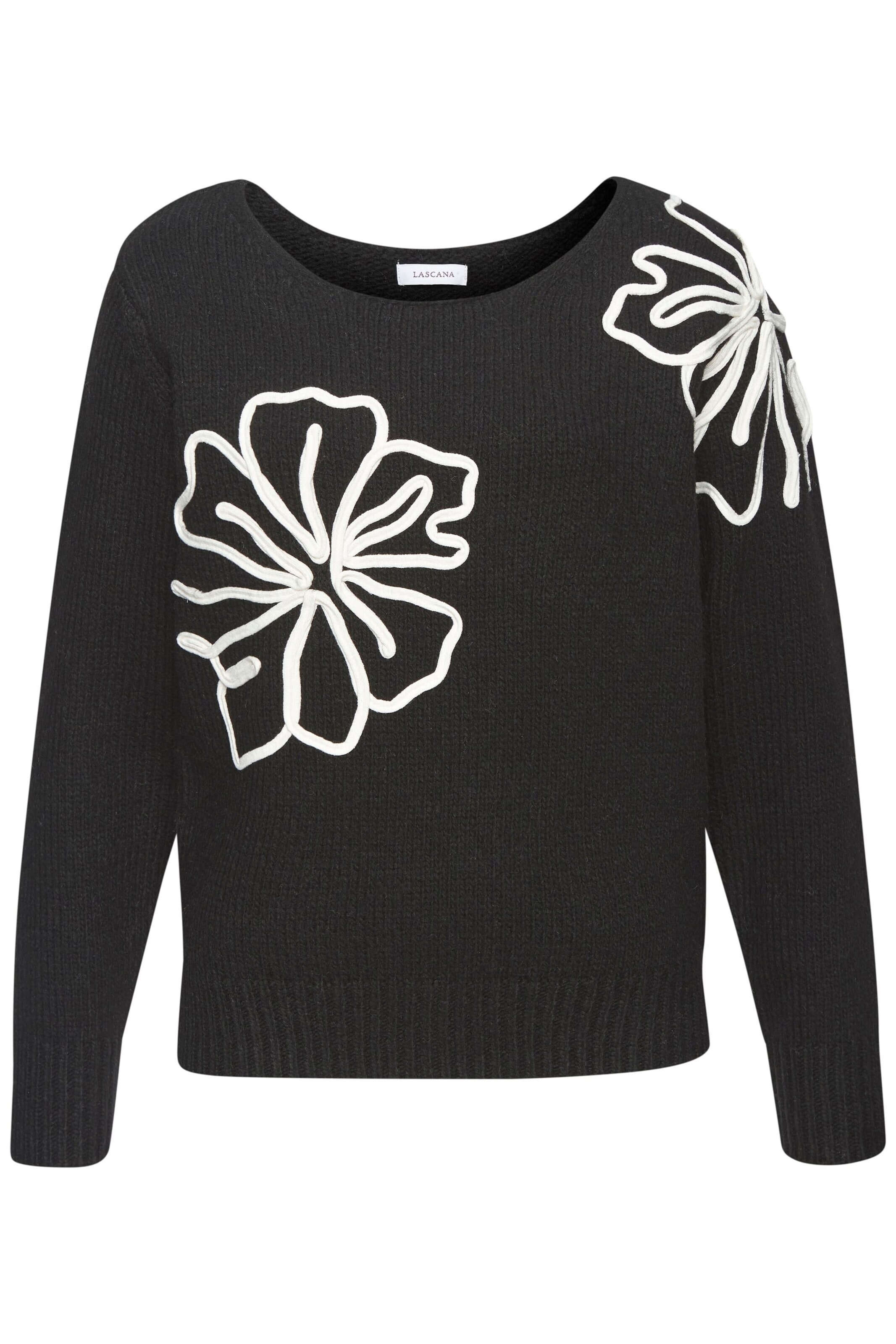 LASCANA Tröja i svart: framsida