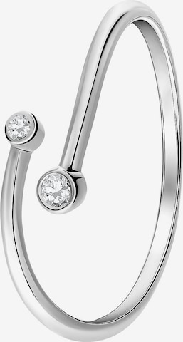 Lucardi Ring in Silber: Vorderseite