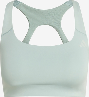 ADIDAS PERFORMANCE Sport bh 'Optime' in Groen: voorkant
