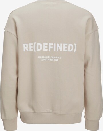 JACK & JONES Sweatshirt in Beige