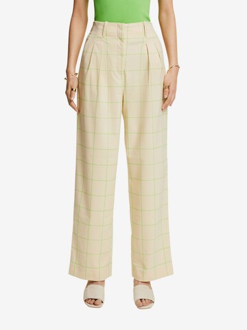 ESPRIT Regular Broek in Beige: voorkant