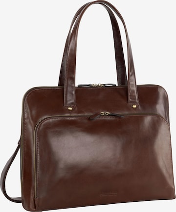 LEONHARD HEYDEN Shoulder Bag 'Cambridge' in Brown: front